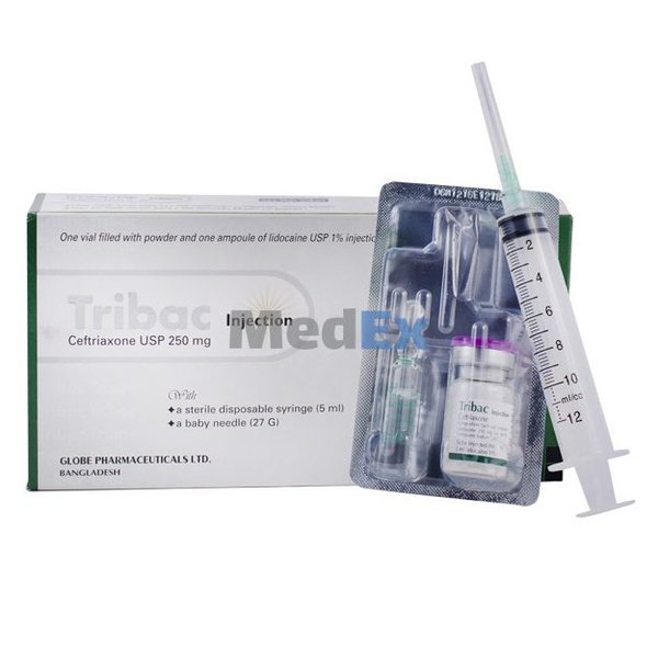 Tribac 250 mg/vial Packaging