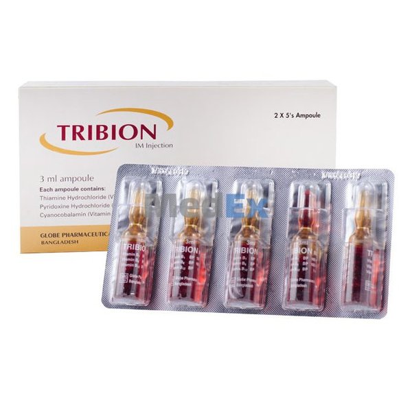 Tribion (100 mg+100 mg+1 mg)/3 ml Packaging