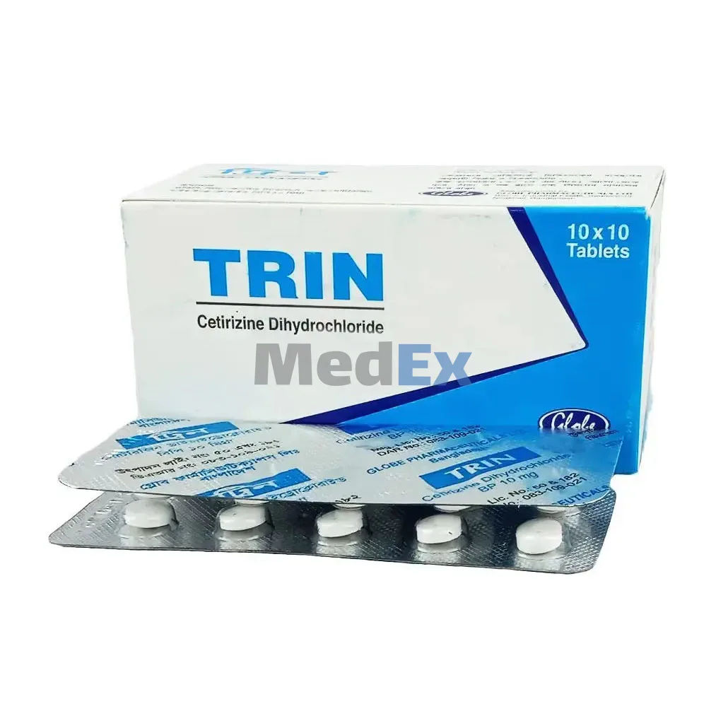 Trin 10 mg Packaging