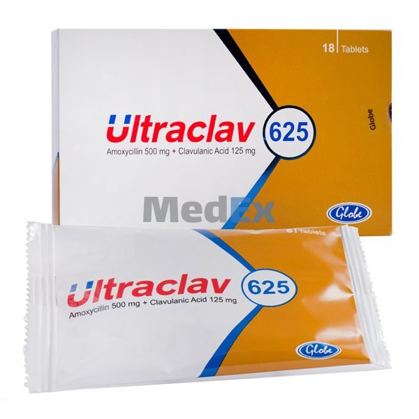 Ultraclav 500 mg+125 mg Packaging