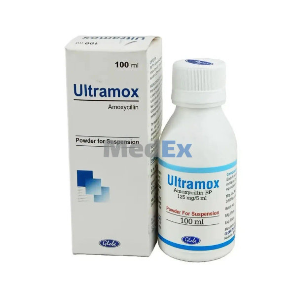 Ultramox 125 mg/5 ml Packaging