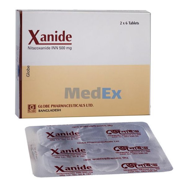 Xanide 500 mg Packaging