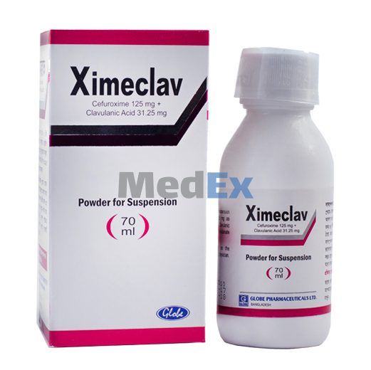 Ximeclav (125 mg+31.25 mg)/5 ml Packaging