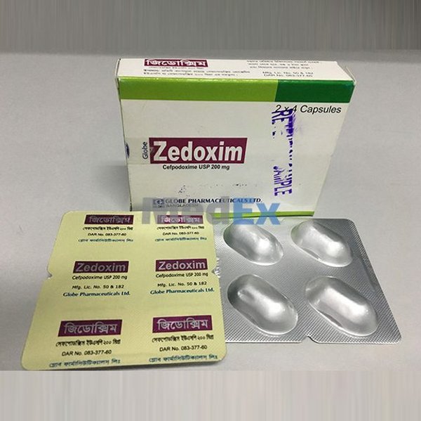 Zedoxim 200 mg Packaging