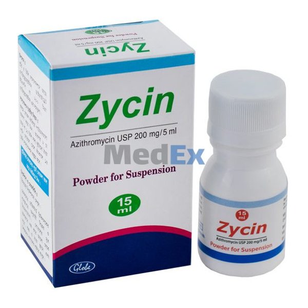 Zycin 200 mg/5 ml Packaging