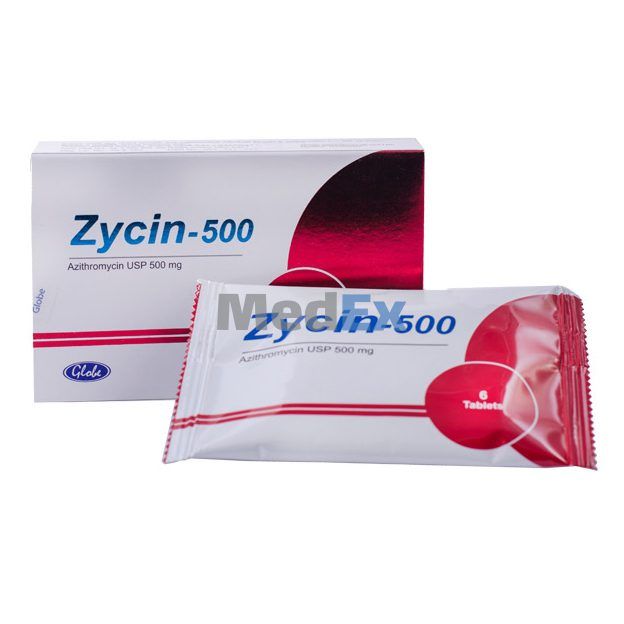 Zycin 500 mg Packaging
