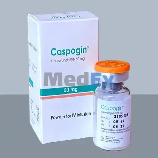 Caspogin 50 mg/vial Packaging