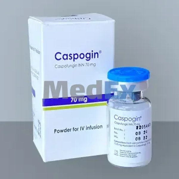 Caspogin 70 mg/vial Packaging