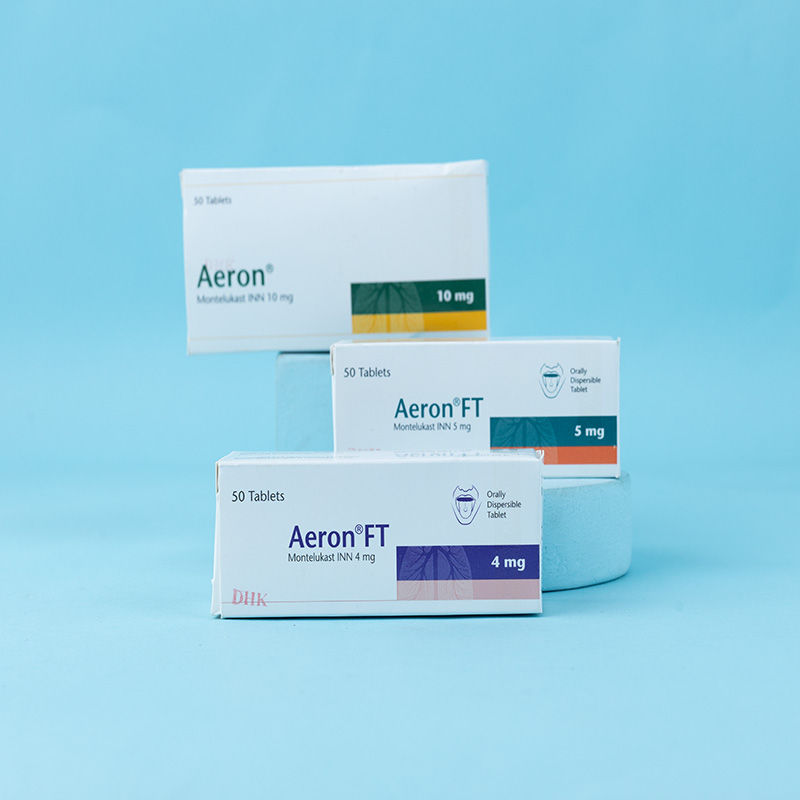 Aeron 10 mg Packaging