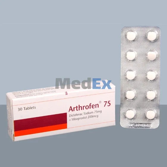 Arthrofen 75 mg+200 mcg Packaging