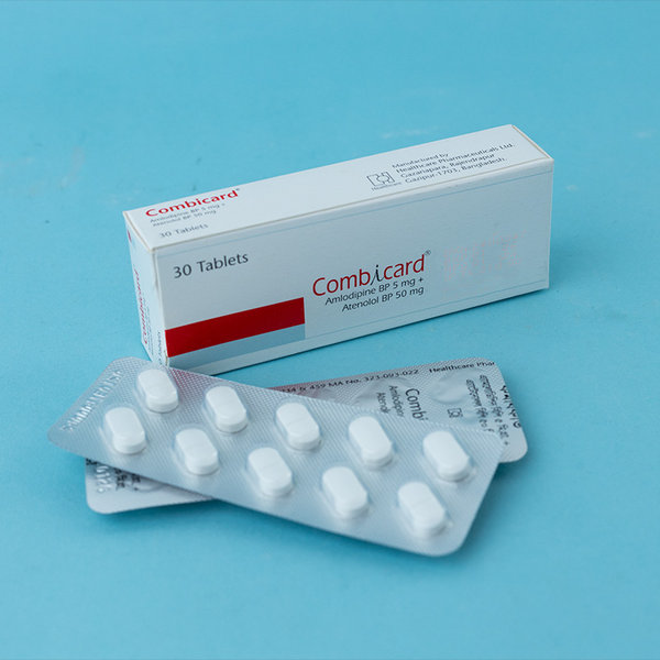 Combicard 5 mg+50 mg Packaging