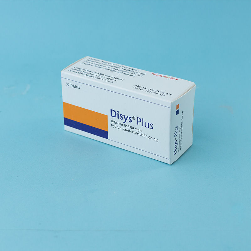 Disys Plus 80 mg+12.5 mg Packaging