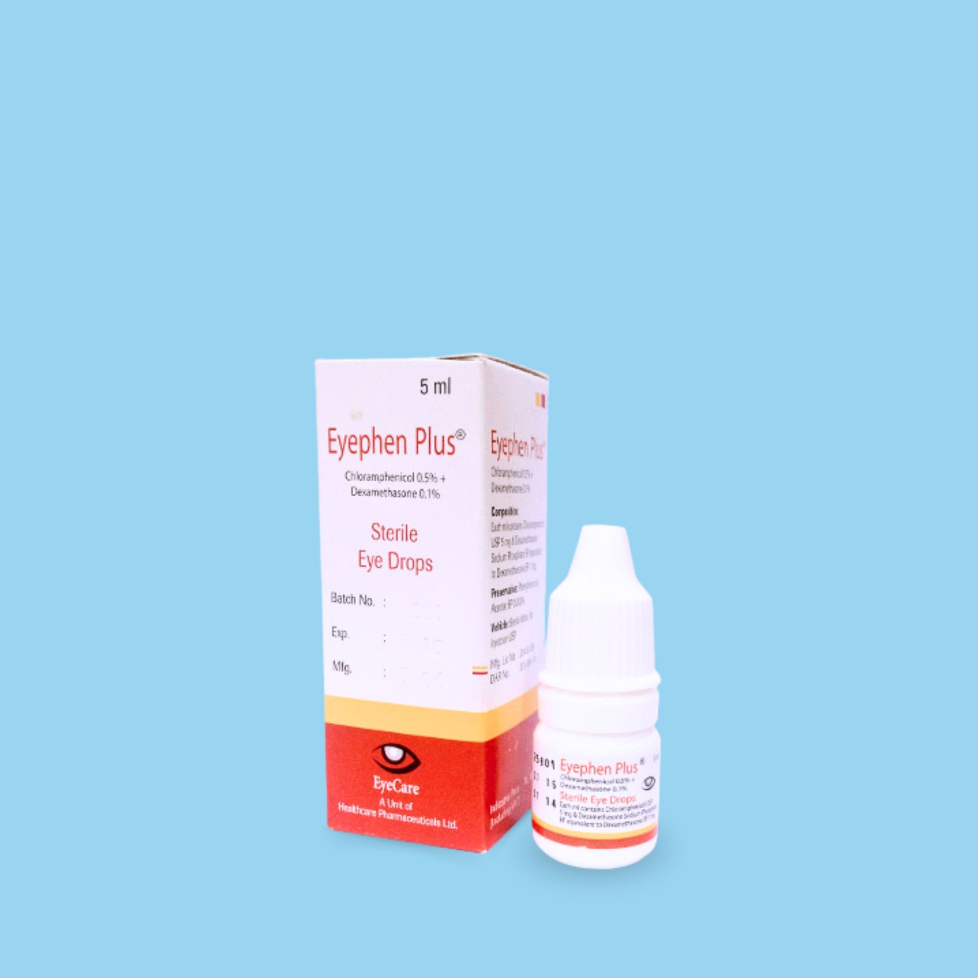 Eyephen Plus 0.1%+0.5% Packaging