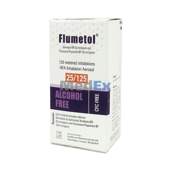 Flumetol (25 mcg+125 mcg)/puff Packaging