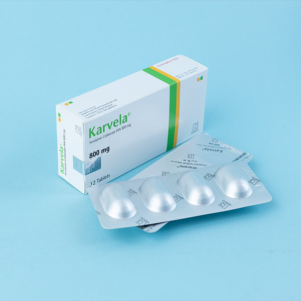 Karvela 800 mg Packaging