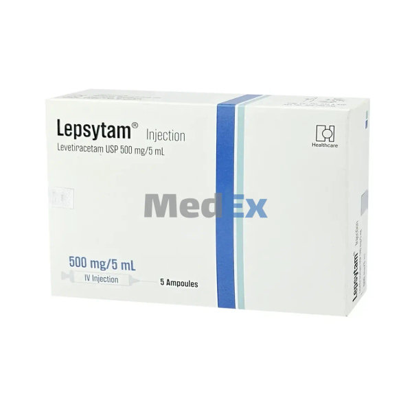 Lepsytam 500 mg/5 ml Packaging