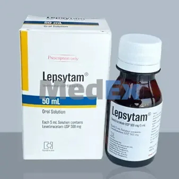 Lepsytam 500 mg/5 ml Packaging