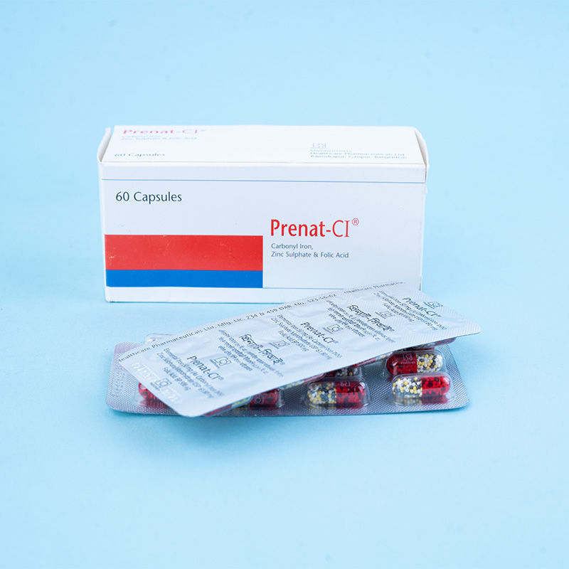 Prenat-CI 50 mg+0.50 mg+61.80 mg Packaging