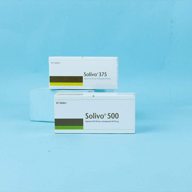 Solivo 375 mg+20 mg Packaging