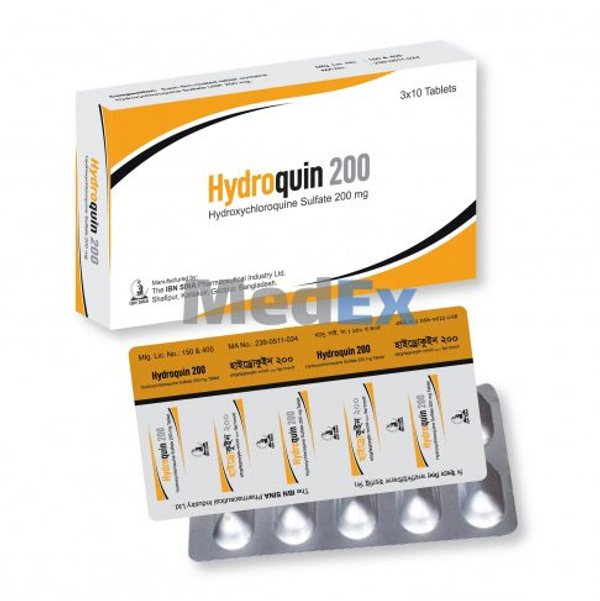 Hydroquin 200 mg Packaging