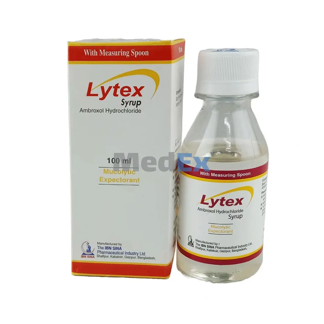 Lytex 15 mg/5 ml Packaging