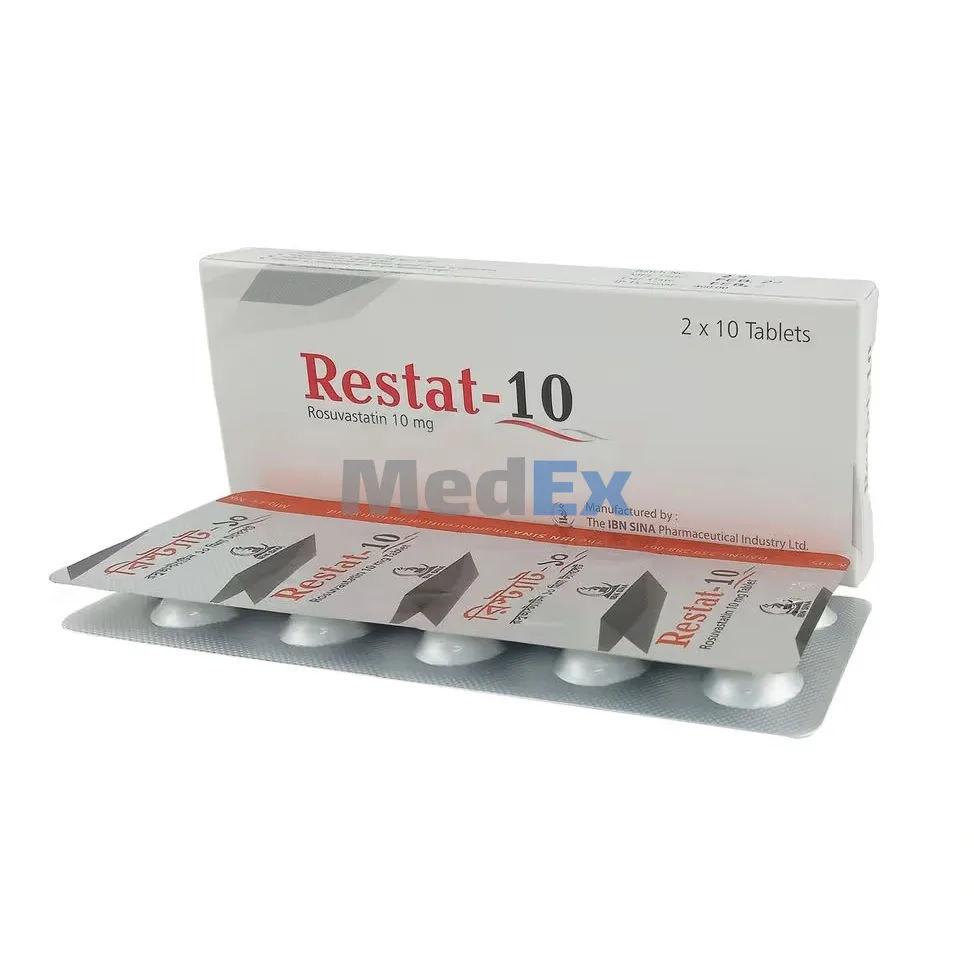 Restat 10 mg Packaging