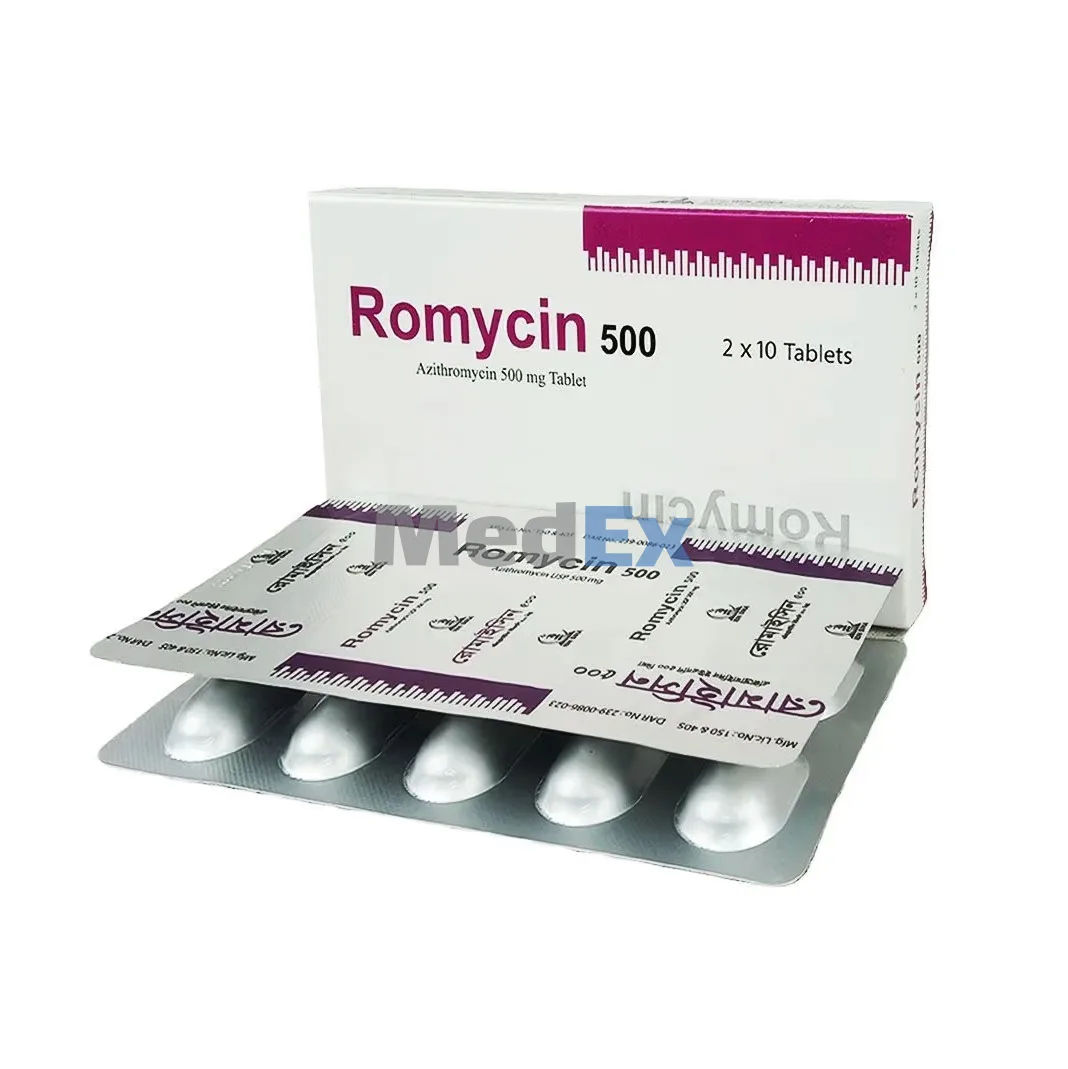 Romycin 500 mg Packaging