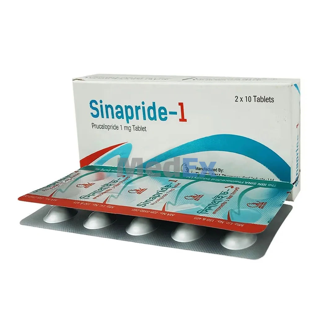 Sinapride 1 mg Packaging