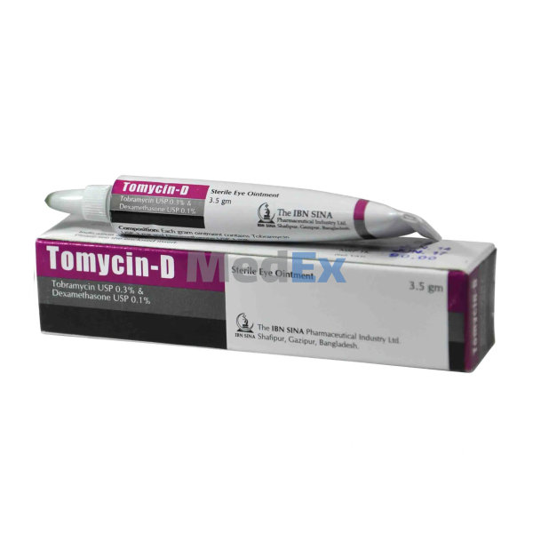 Tomycin-D 0.1%+0.3% Packaging