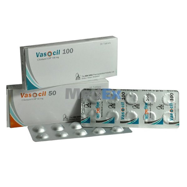 Vasocil 100 mg Packaging