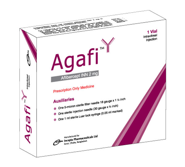 Agafi 2 mg/0.05 ml Packaging