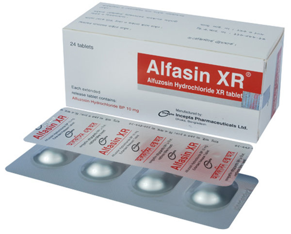 Alfasin XR 10 mg Packaging