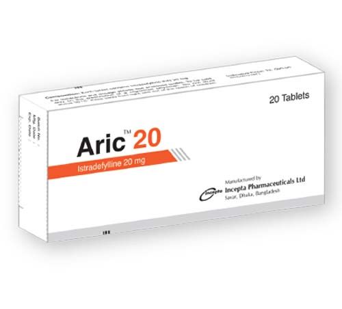 Aric 20 mg Packaging