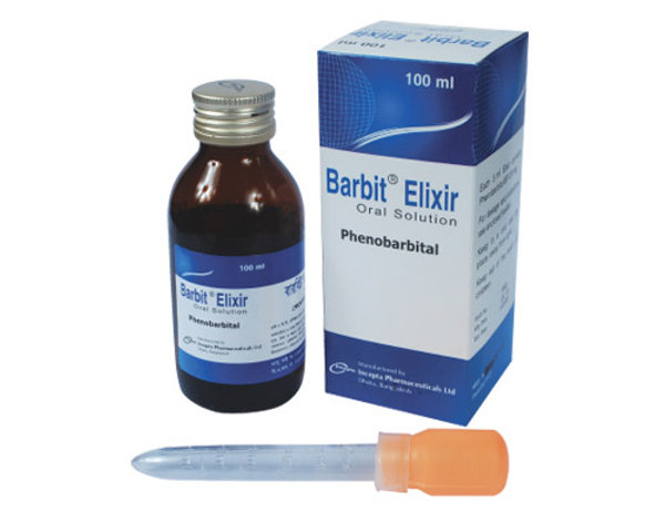 Barbit Elixir 20 mg/5 ml Packaging