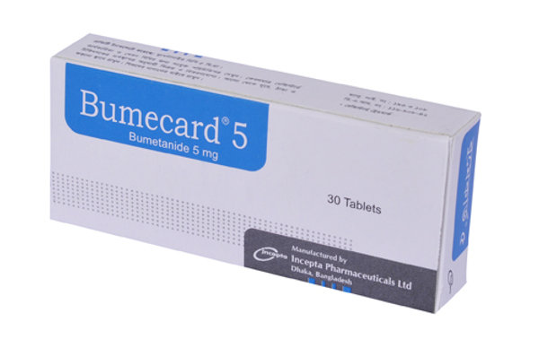 Bumecard 5 mg Packaging