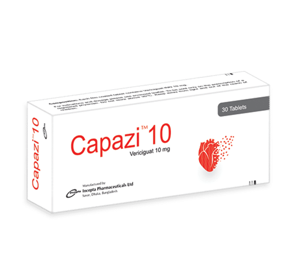 Capazi 10 mg Packaging