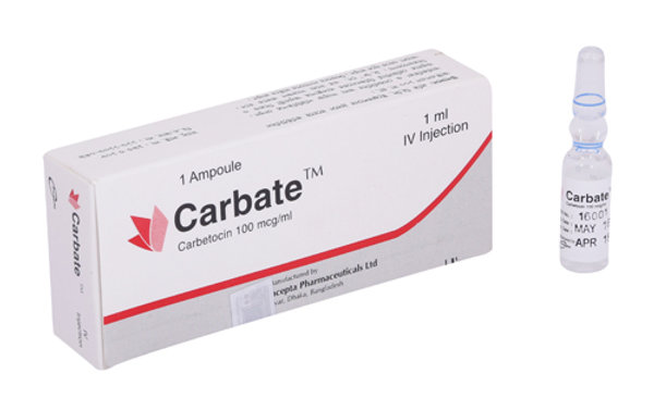 Carbate 100 mcg/ml Packaging