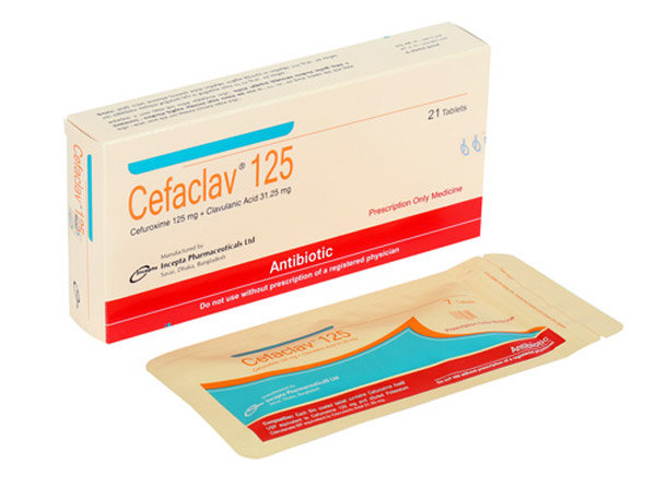 Cefaclav 500 mg+125 mg Packaging
