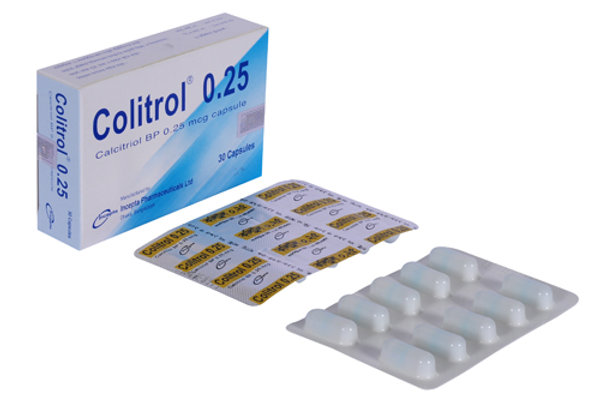 Colitrol Plus 1200 mg+0.25 mcg Packaging