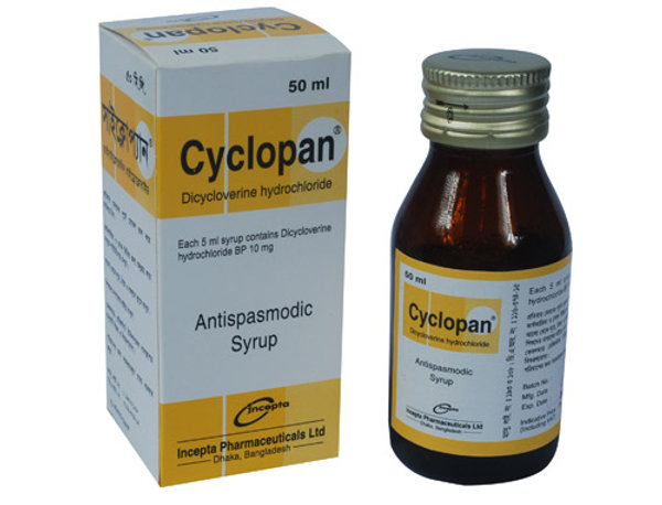 Cyclopan 10 mg/5 ml Packaging