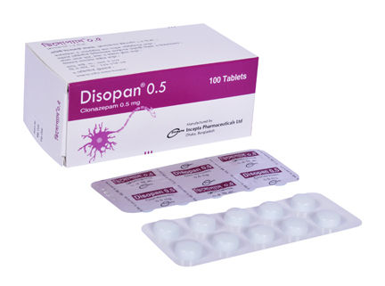 Disopan 0.5 mg Packaging