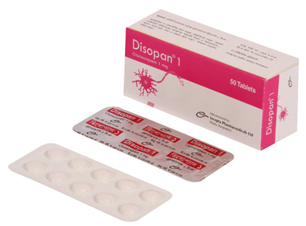 Disopan 2 mg Packaging
