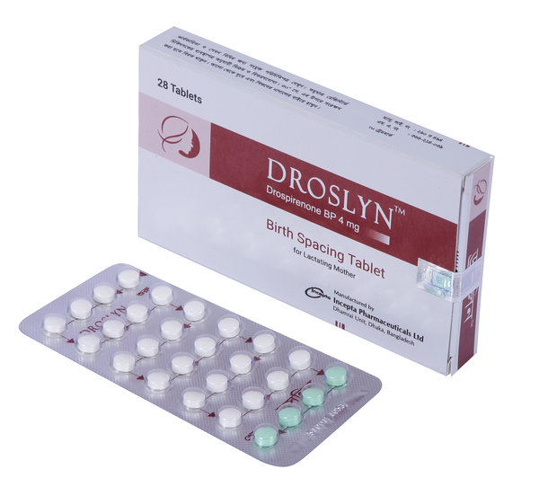 Droslyn 4 mg Packaging