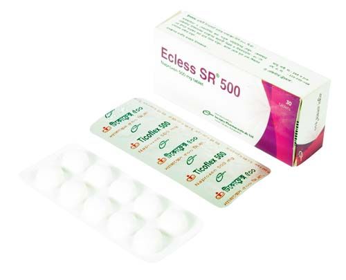 Ecless 500 mg Packaging