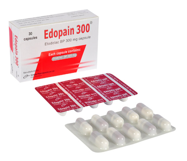 Edopain 300 mg Packaging