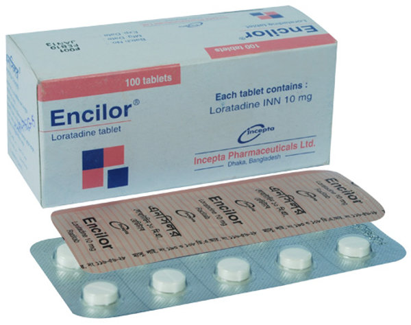Encilor 10 mg Packaging