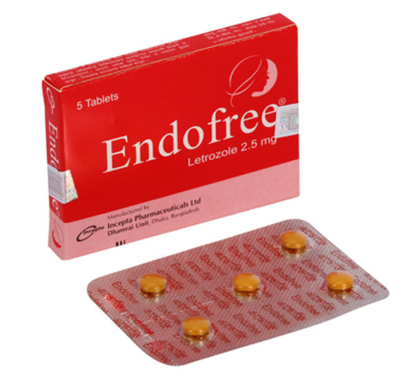Endofree 2.5 mg Packaging