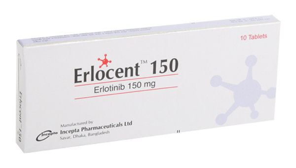 Erlocent 150 mg Packaging