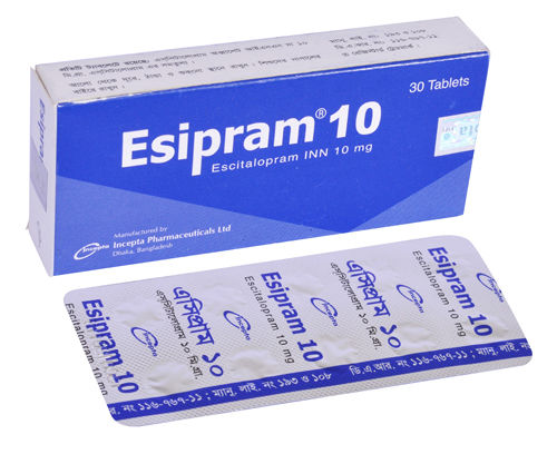 Esipram 10 mg Packaging