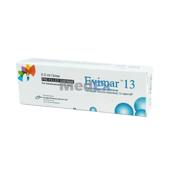 Evimar 13 25 mcg/0.5 ml Packaging